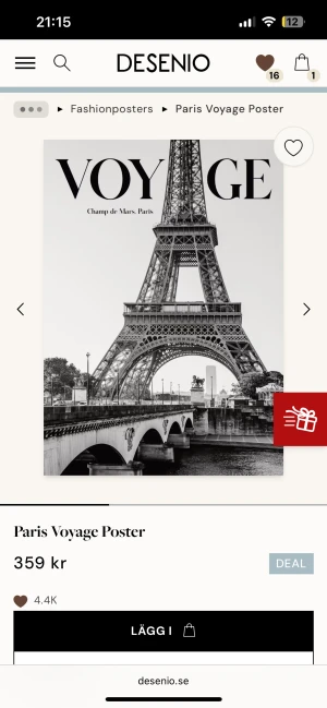 Voyage paris poster - Snygg poster till sovrummet i perfekt skick💕