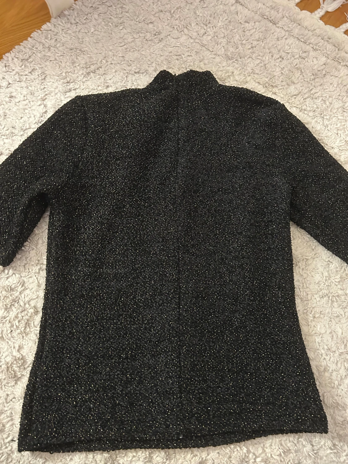 Zara glittrig svart topp - 2