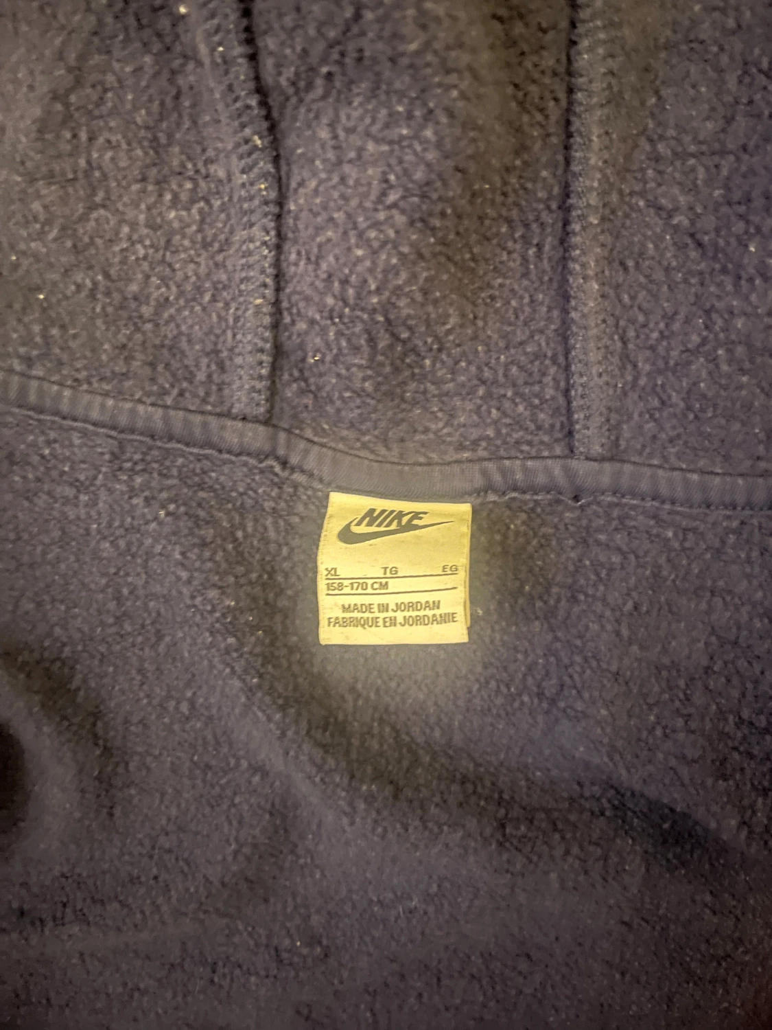 Svart Nike hoodie med dragkedja XL - 3