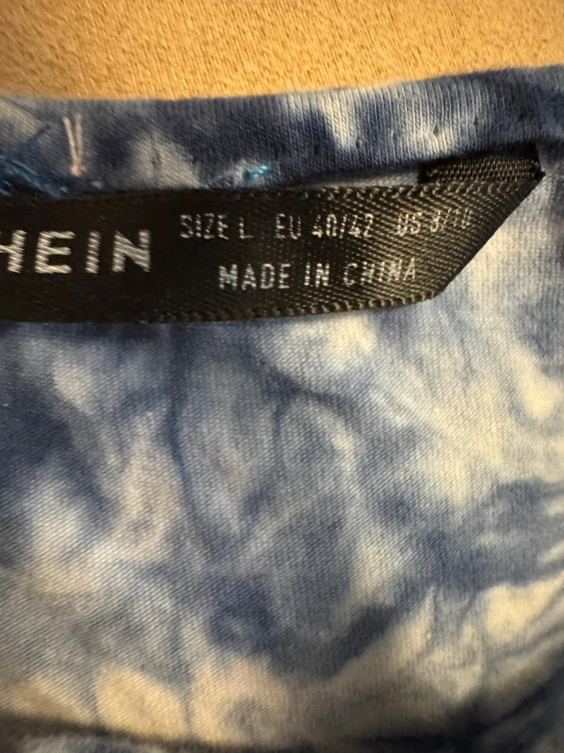 Blåvit batikklänning från SHEIN - 2