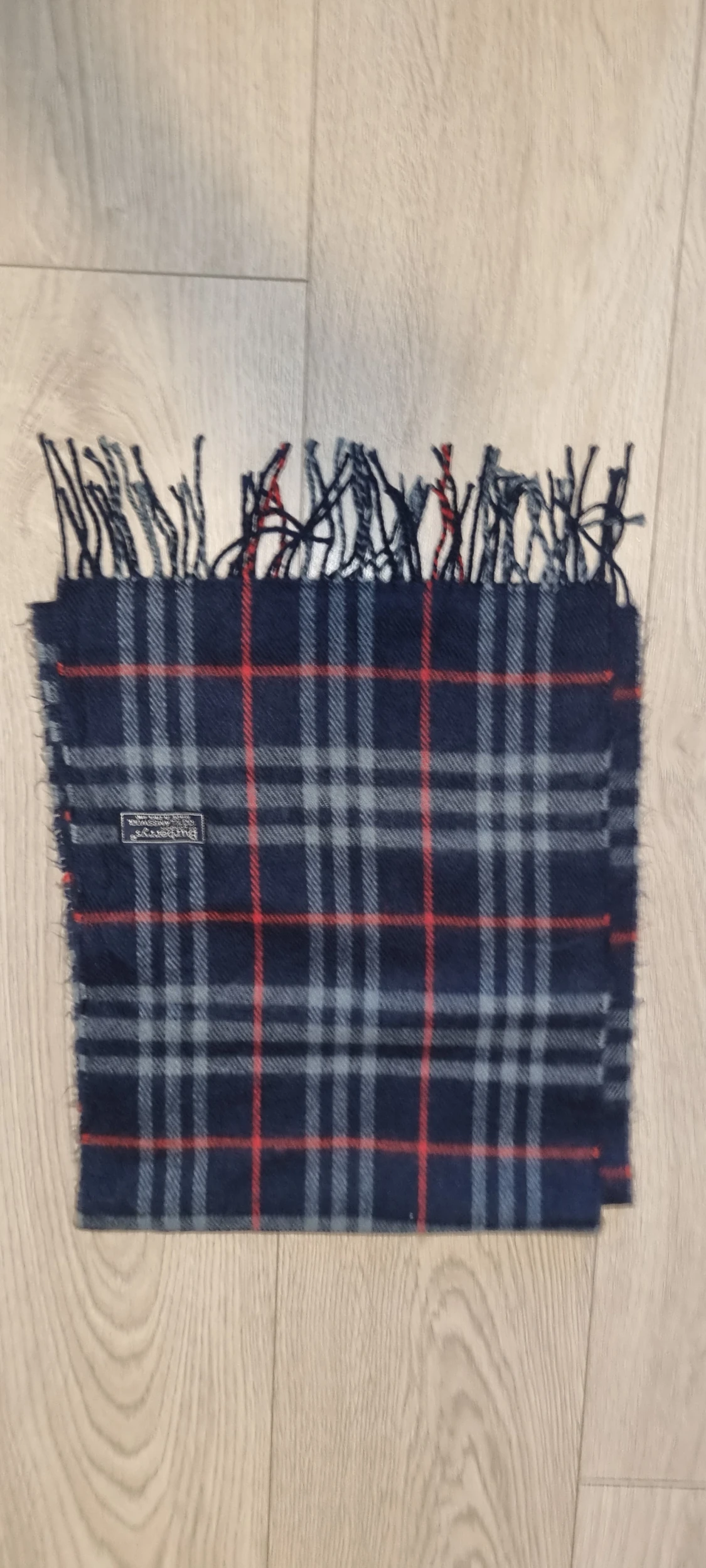 Rutig ullhalsduk från Burberrys - 2