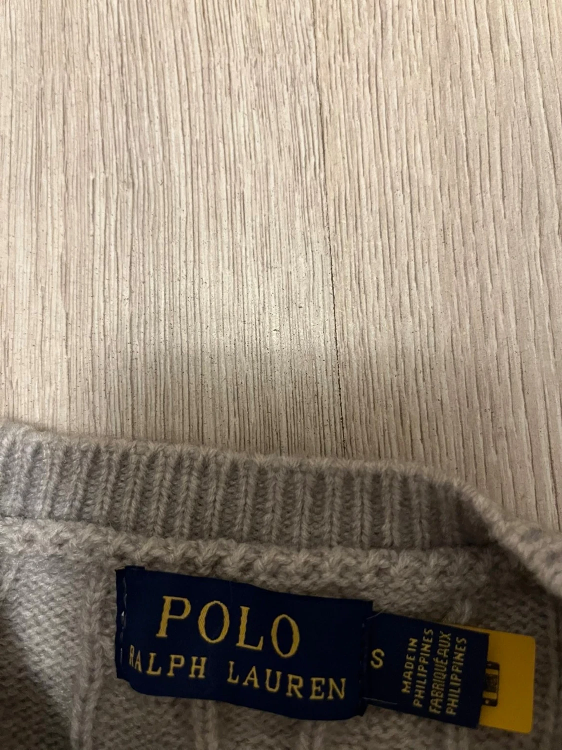 Grå Kabelstickad tröja från Ralph lauren - 3