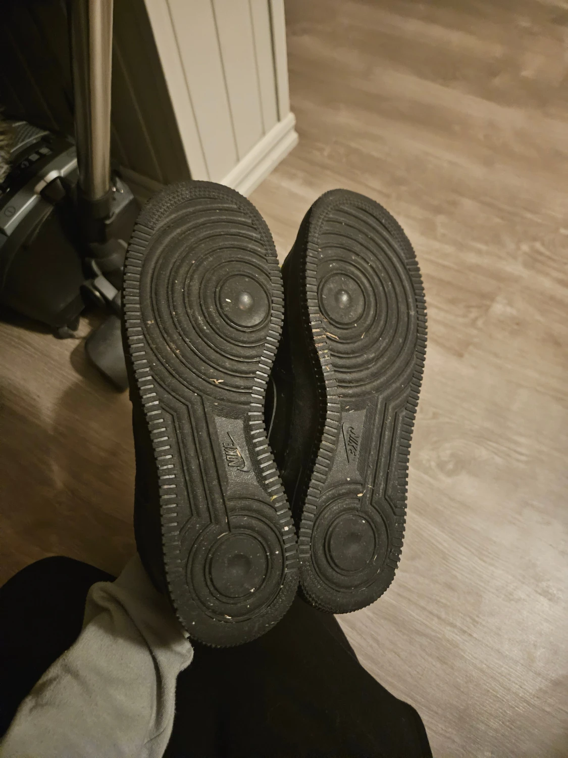 Svarta Nike Air Force 1 sneakers - 4