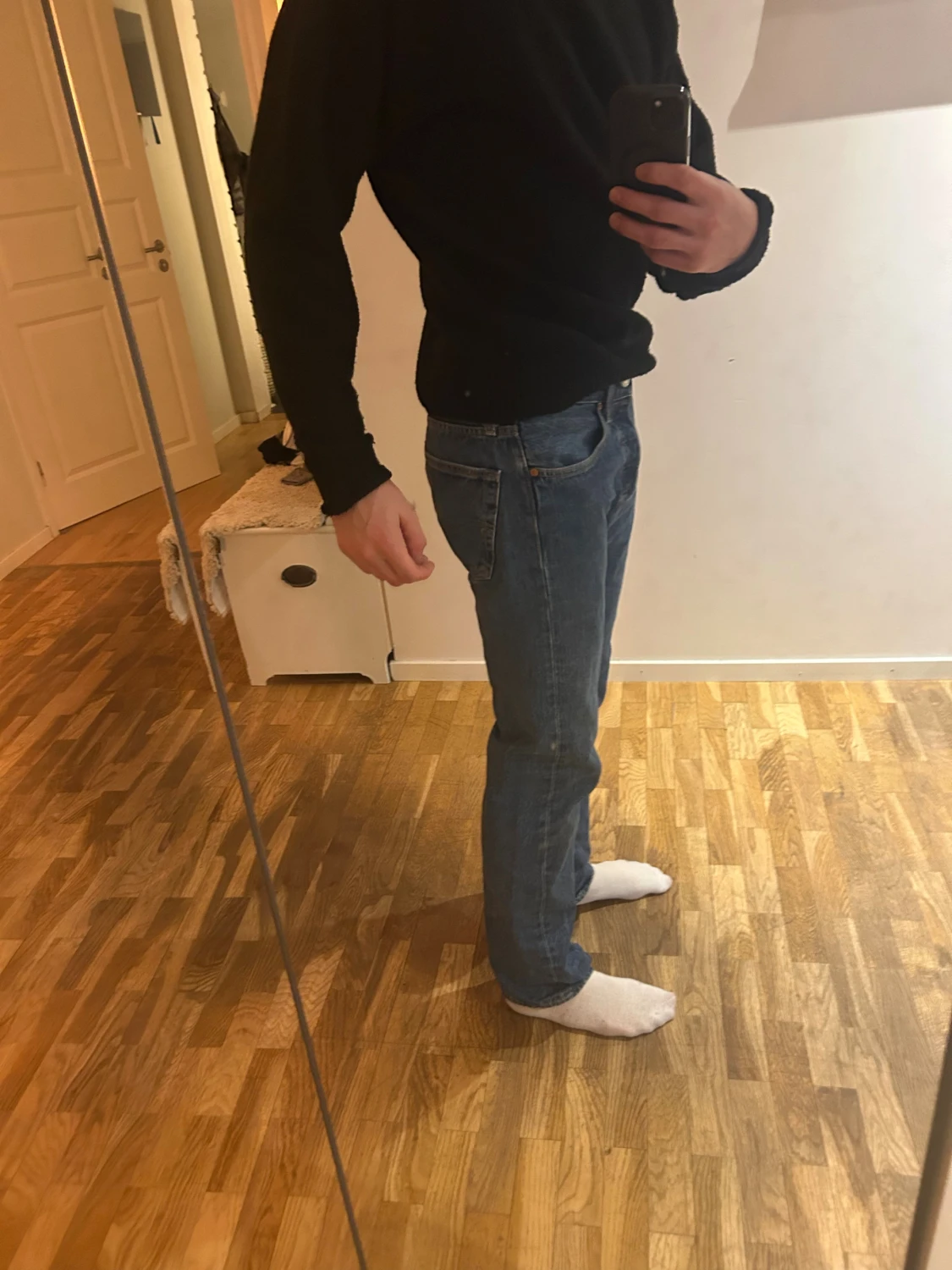 Levi's 501 blå jeans original straight fit - 2