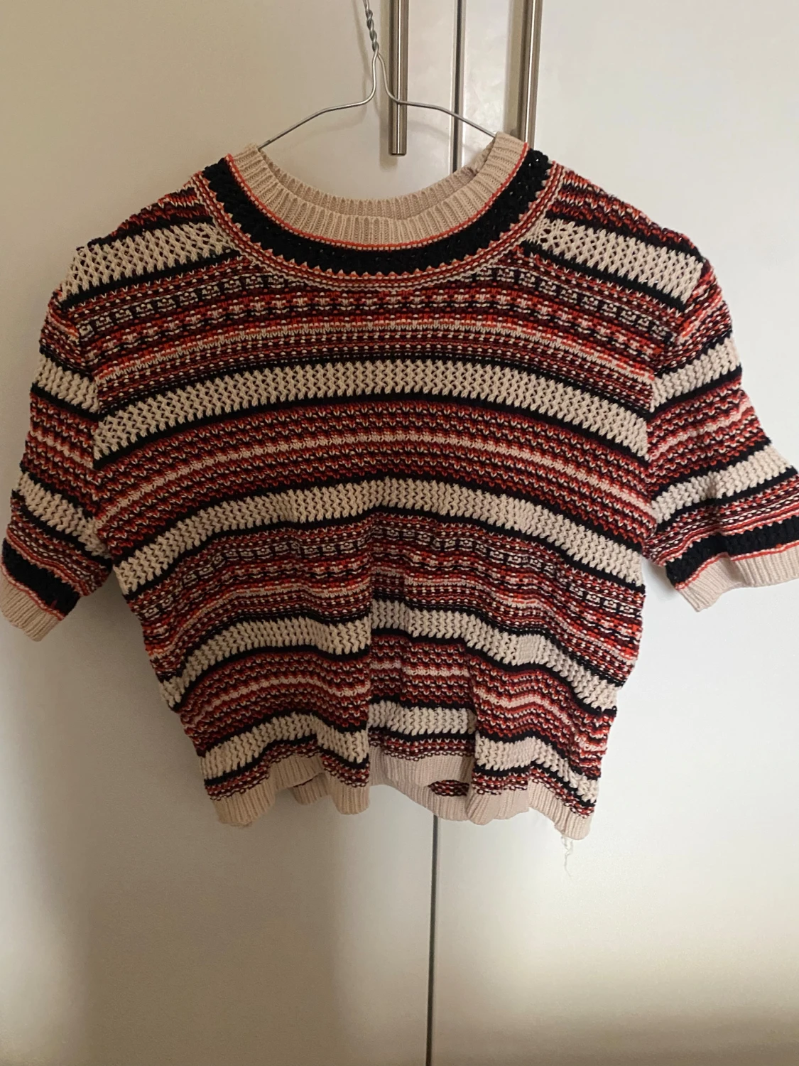 Randig stickad tröja från InWear