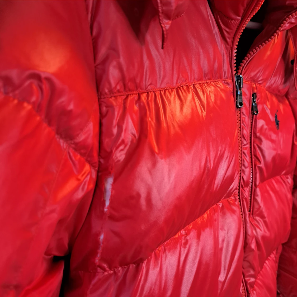 Ralph Lauren Röd Dunjacka - Stl L - 5