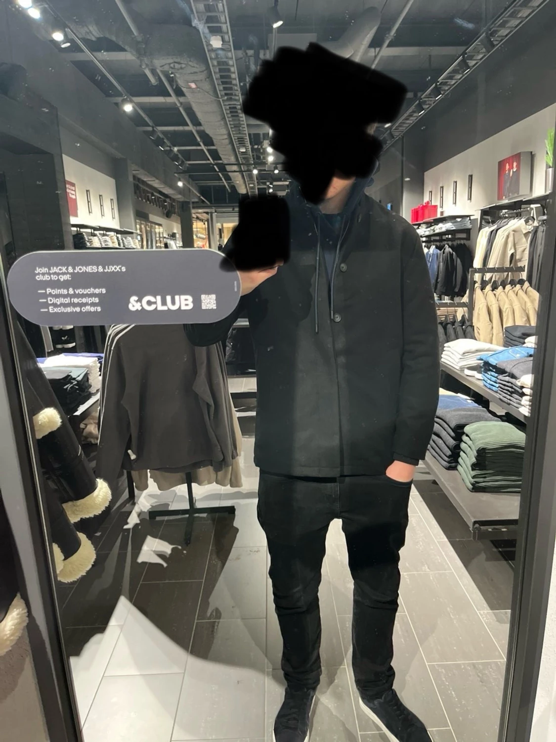 Kort vinterrock från Jack and Jones