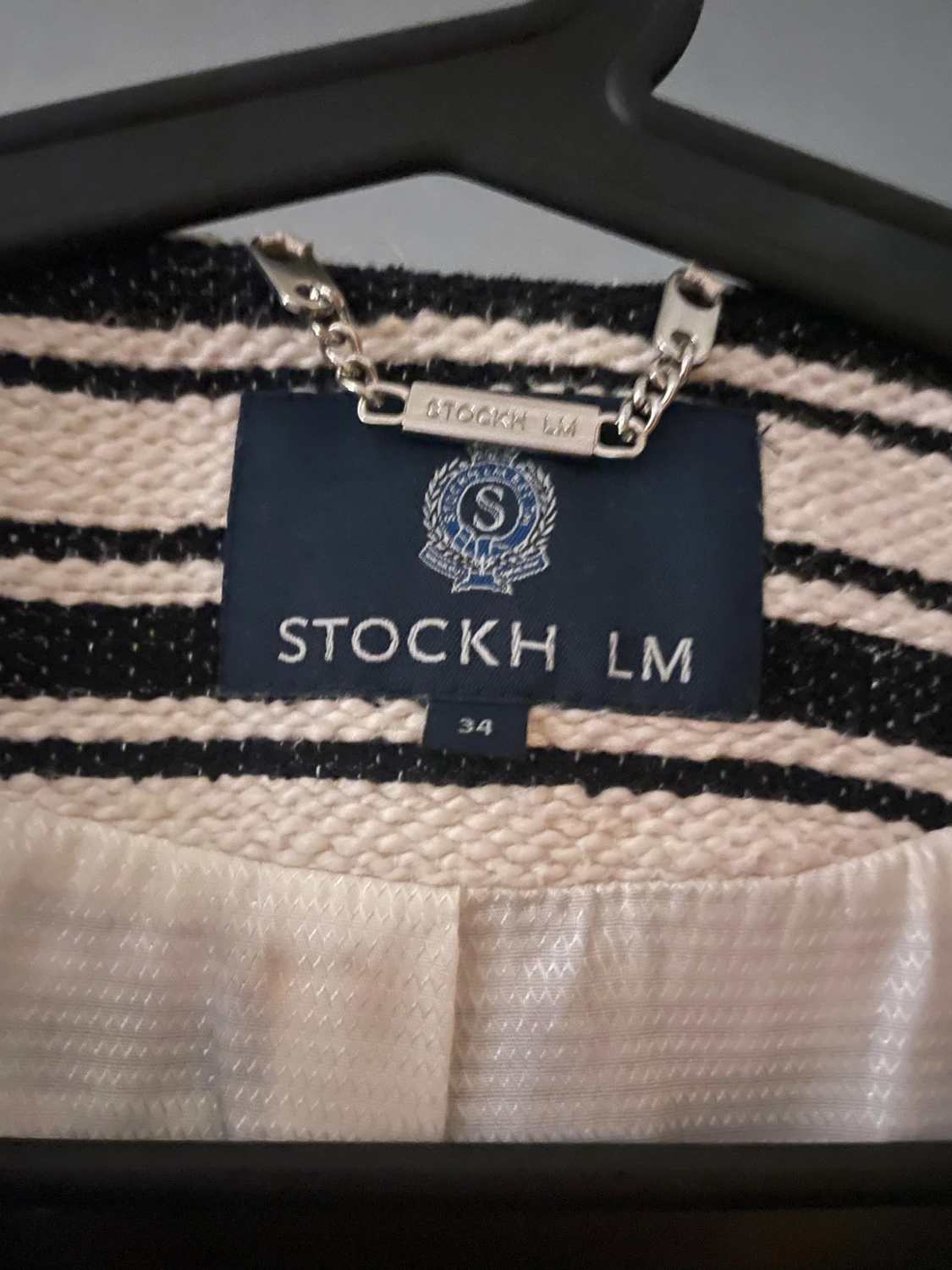 Randig kavajjacka/kofta från Stockh LM - 1