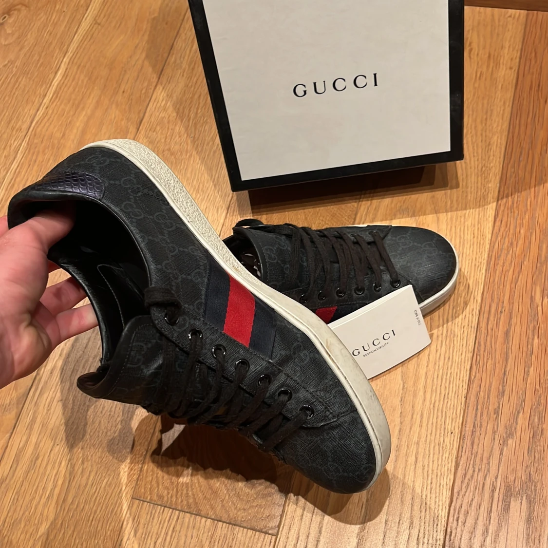 Svarta Gucci ace - 2
