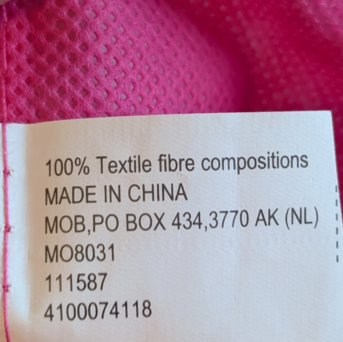 Rosa påse med snörning - 2