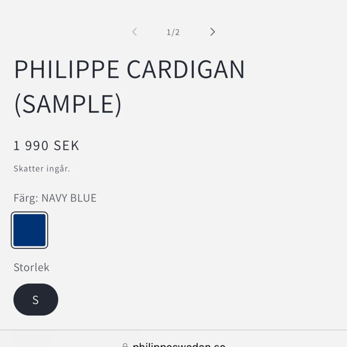Merin blå cardigan från Philippe Sweden! - 3