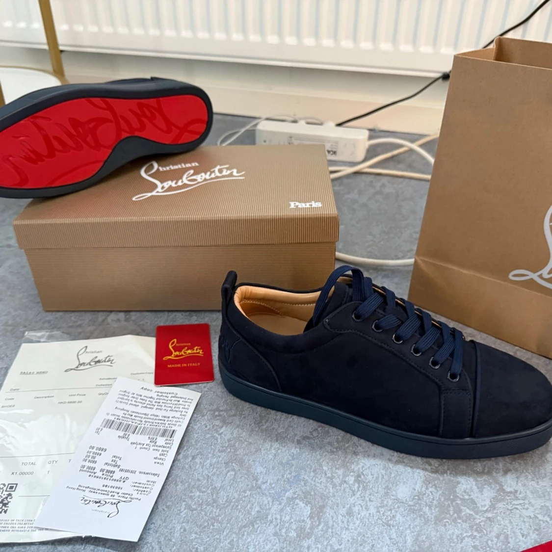 Mörkblå sneakers från Christian Louboutin - 90