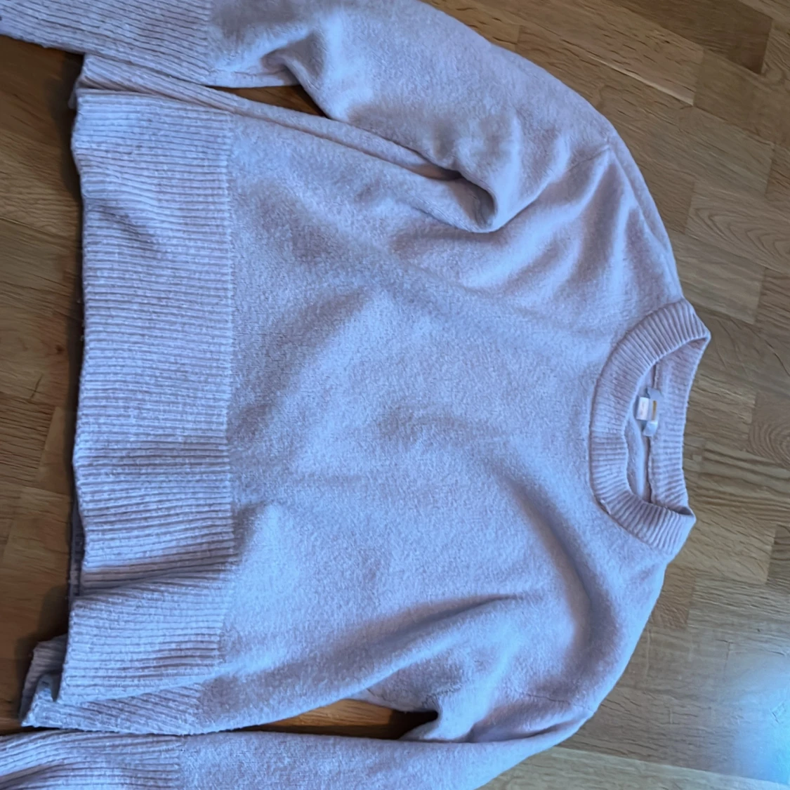 Ljusrosa stickad tröja Gina Tricot - 1