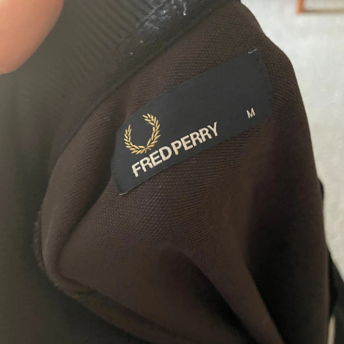 Svart Fred Perry track jacket M - 2