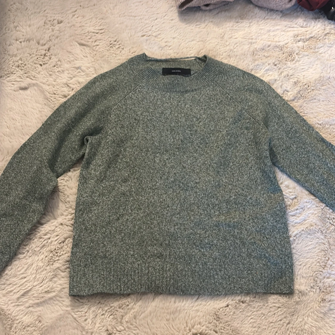 Grön stickad tröja från Vero Moda