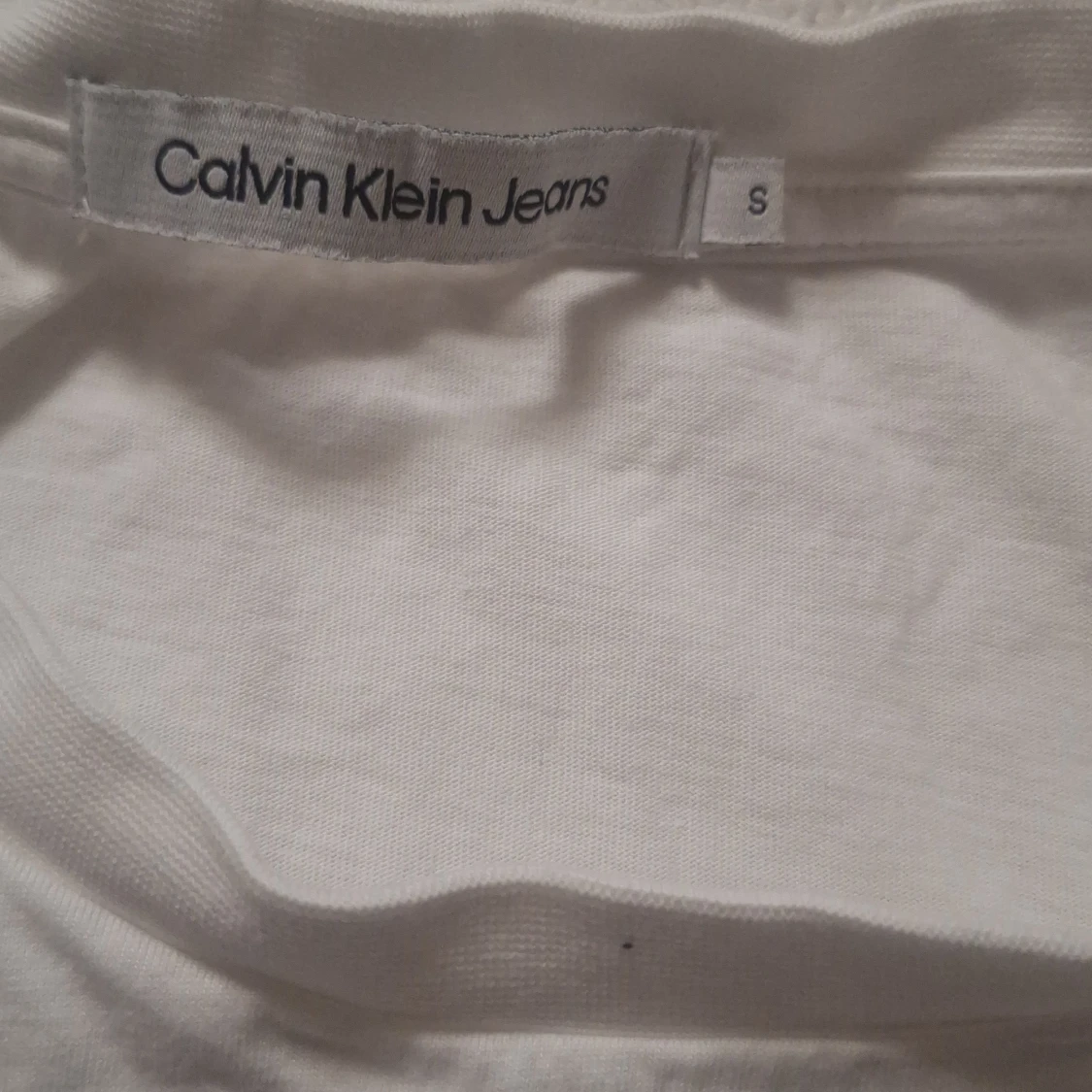 Vit Calvin Klein Jeans t-shirt - 1