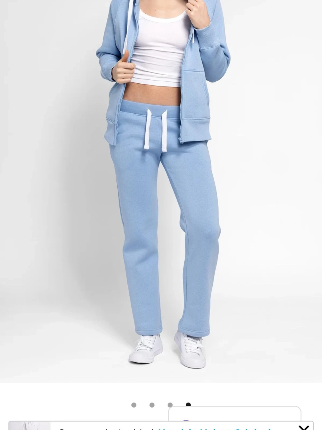 Russemerch hoodie ljublå - 1