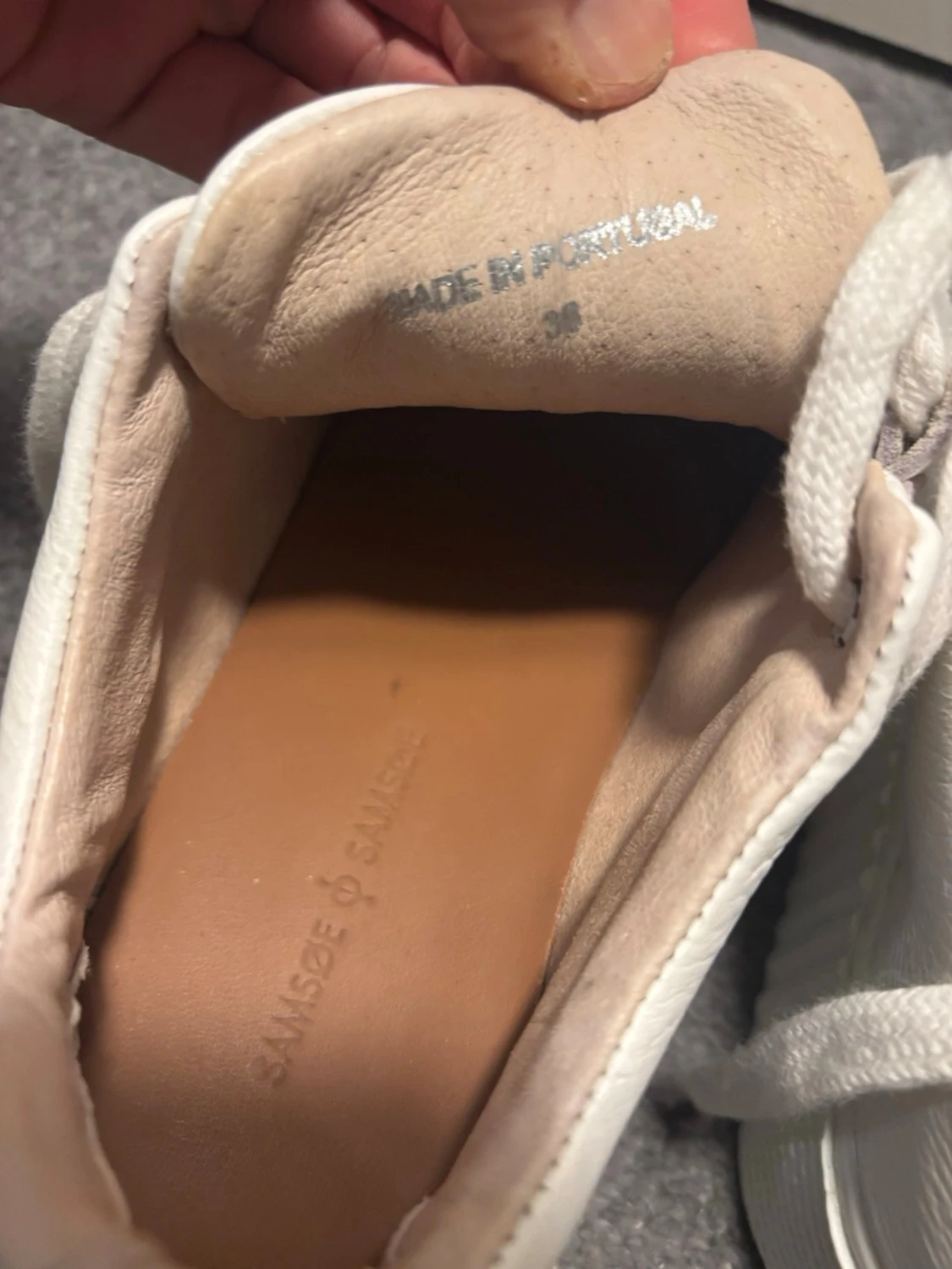 Samsøe Samsøe sneakers skinn  - 5