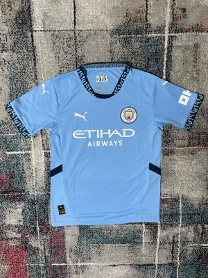 Manchester City 24/25 - Säljer denna riktigt snygga tröjan för ett riktigt bra pris! Skriv till om ni är intresserade eller har några funderingar.