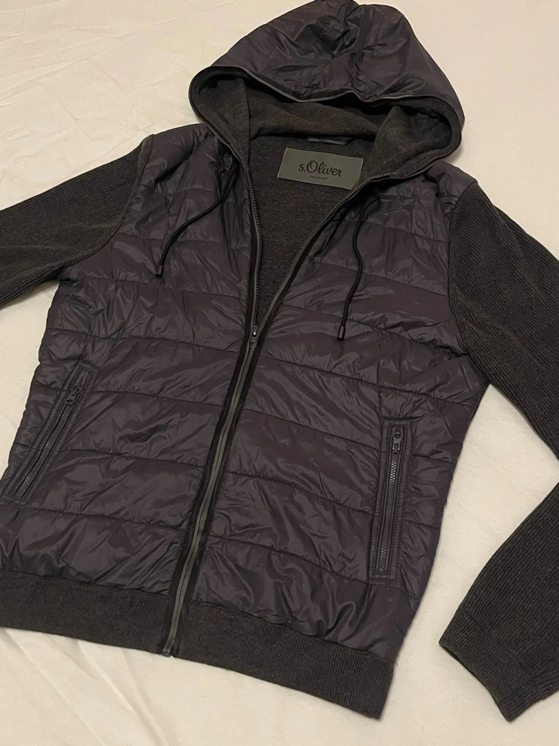 Cardigan med luva - 1