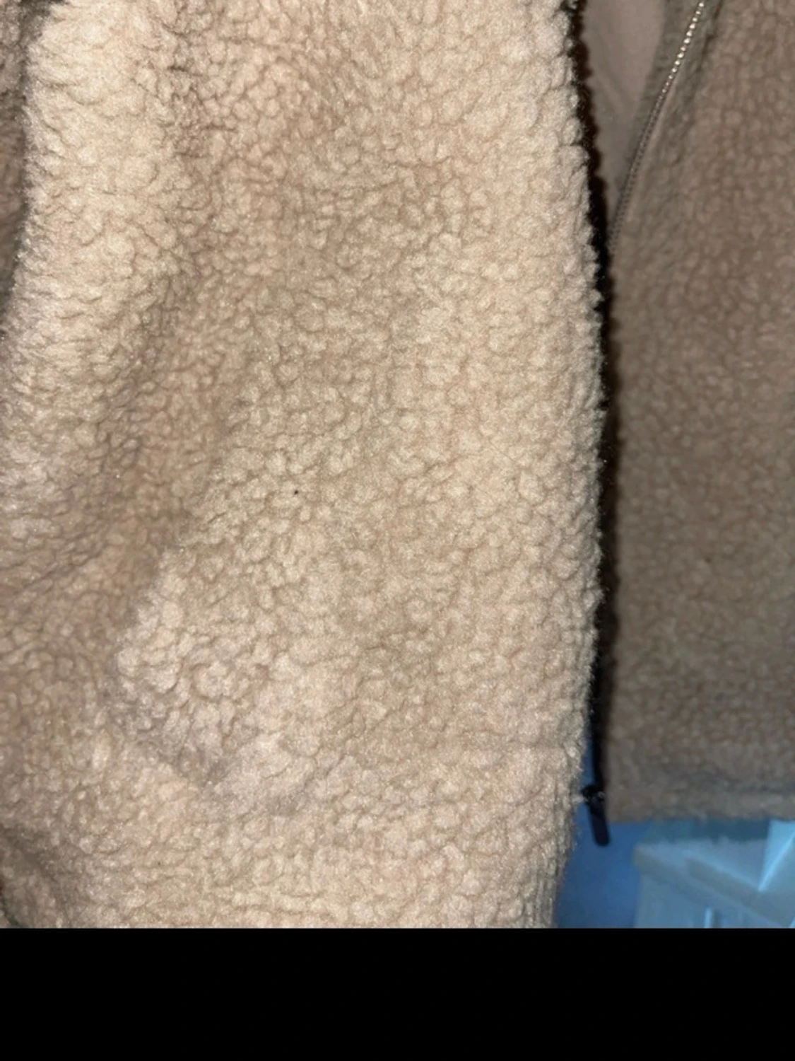 Beige teddyjacka från A+more - 1