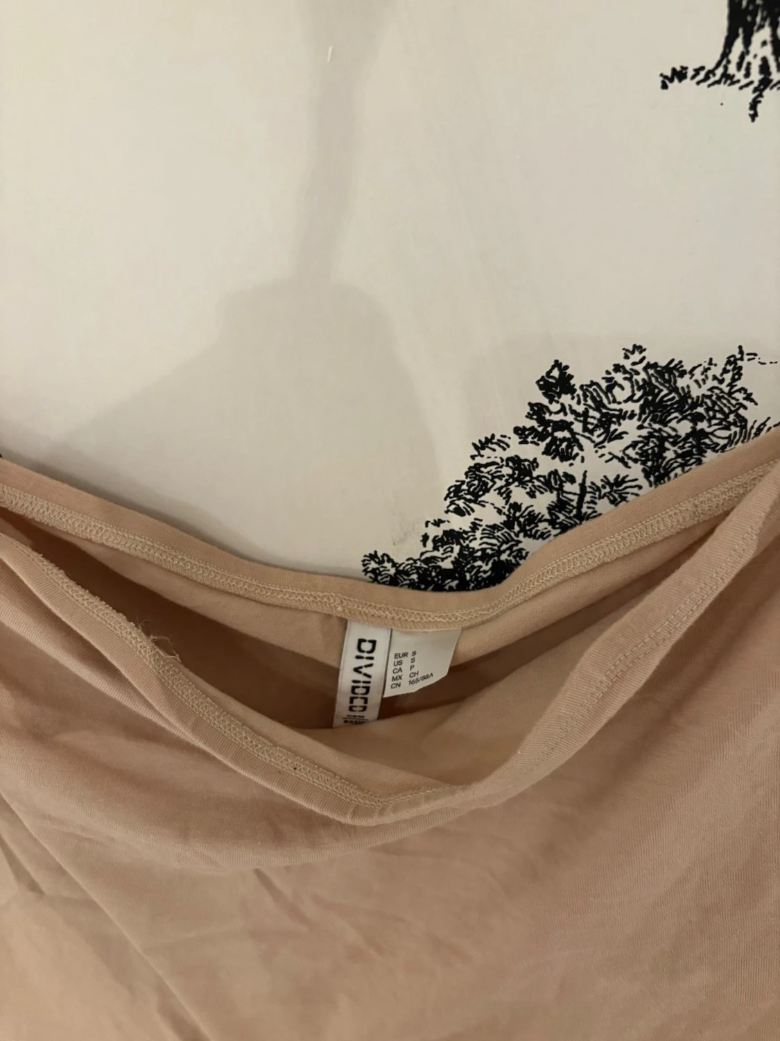 Beige Tubtopp från H&M Divided - 2