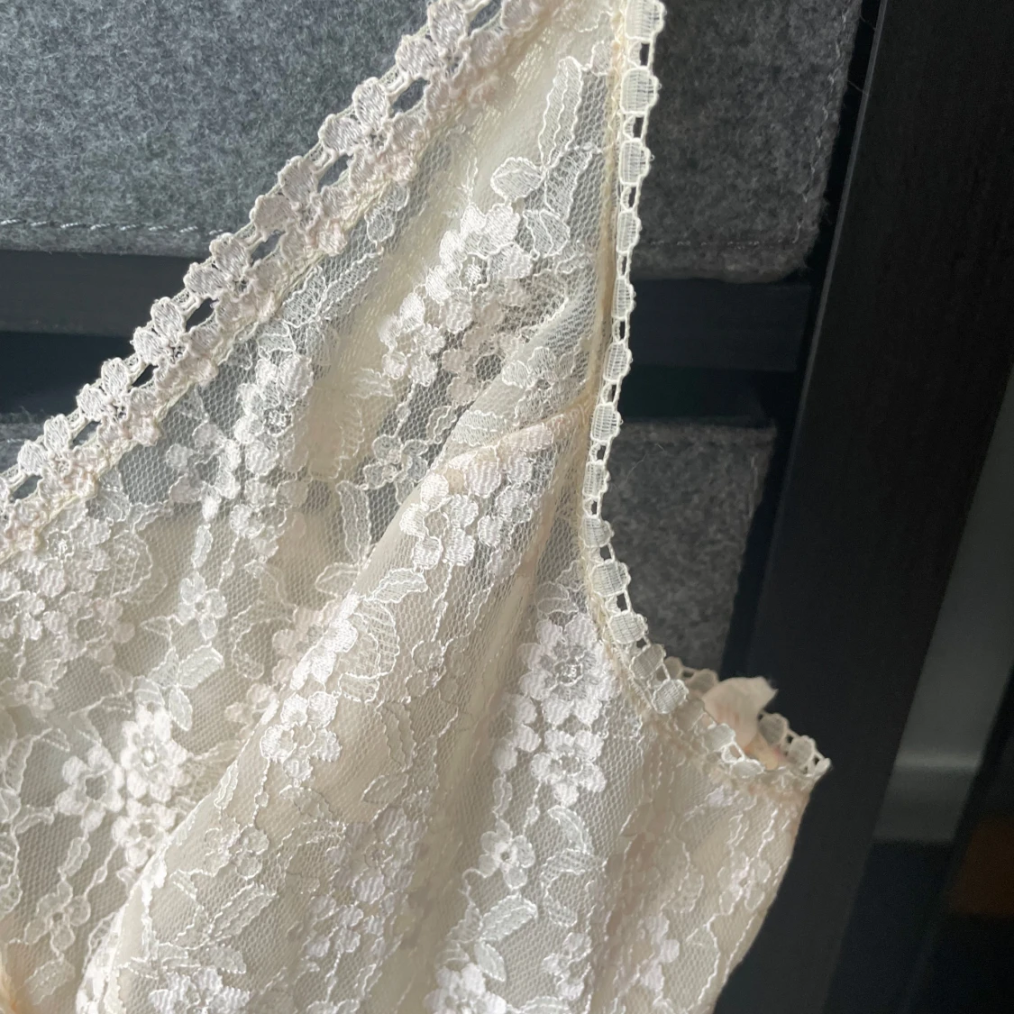 Vintage spets linne - 1