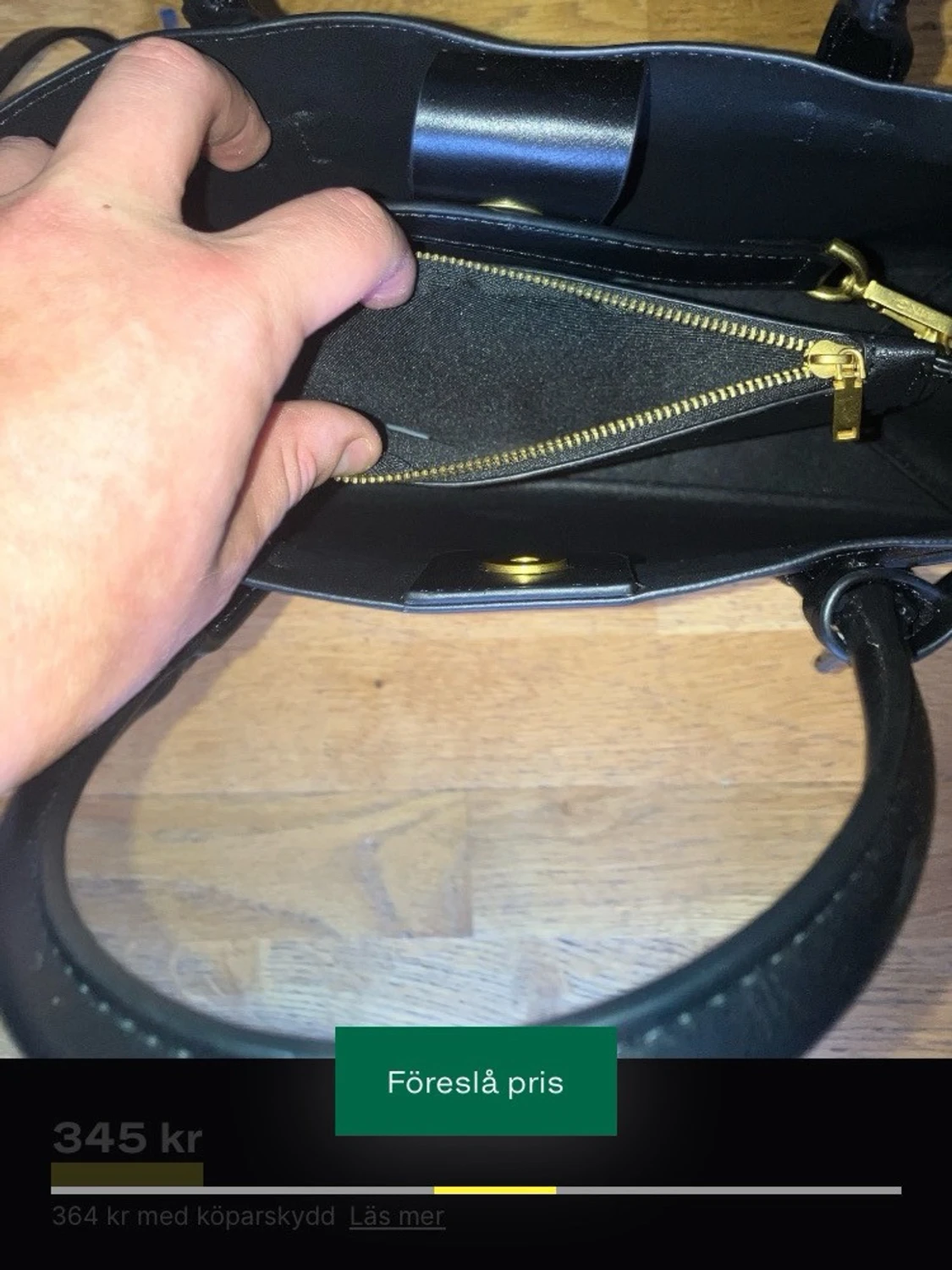 MNG svart handväska - 3