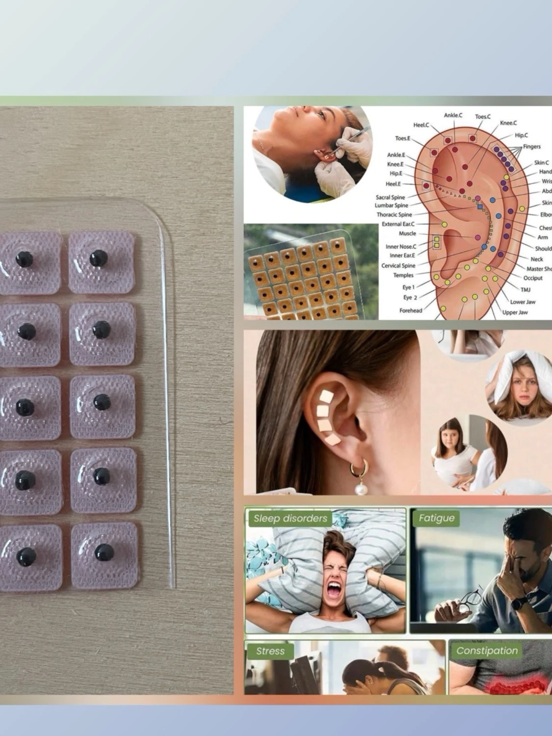 15 st Öronfröakupressurplåster