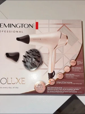 Hårfön  - Säljer min hårfön från Remington i nytt skick med förpackningen kvar.