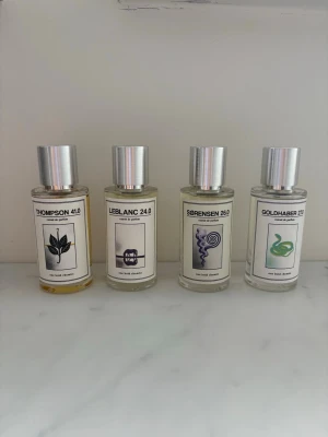 Parfymset 4-pack - Fyra Eau de Parfum från OBC: Thompson 41.0, Leblanc 24.0, Sorensen 26.0 och Goldhaber 27.0