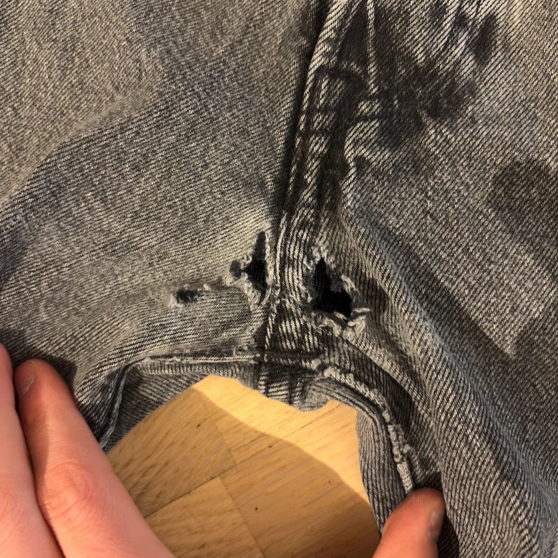 Levi’s 501 – Straight svarta jeans - 3