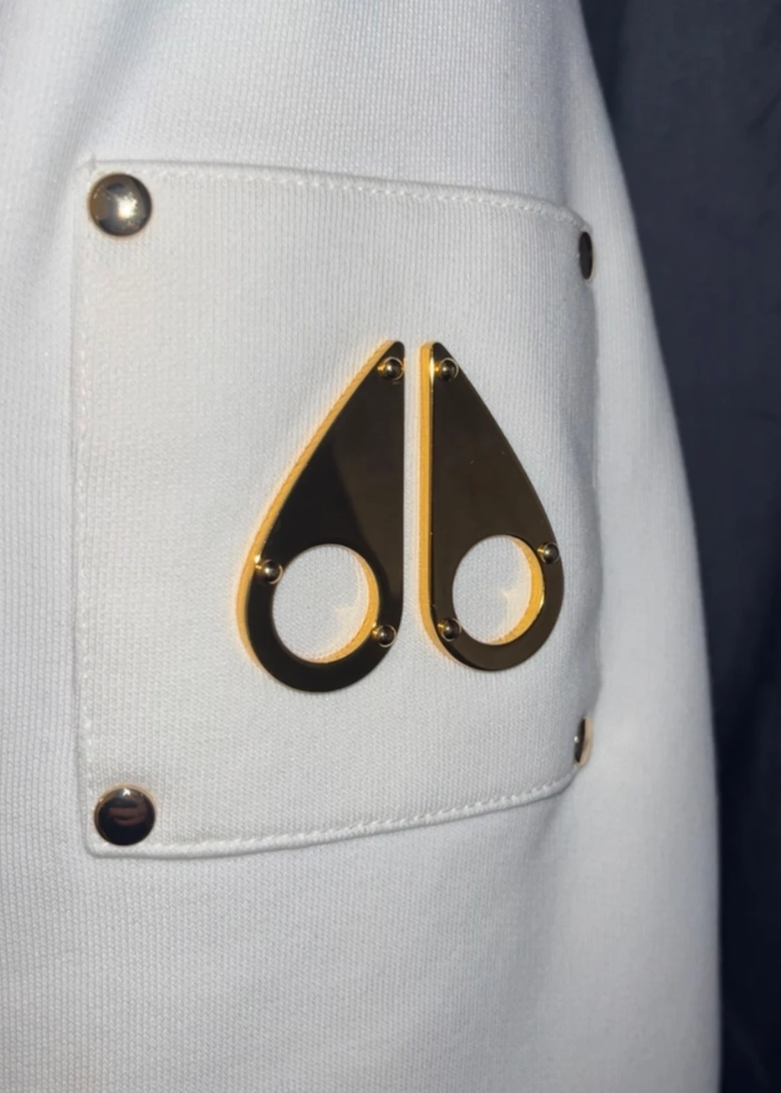 Vit och beige Moose knuckles bunny jacka - 2