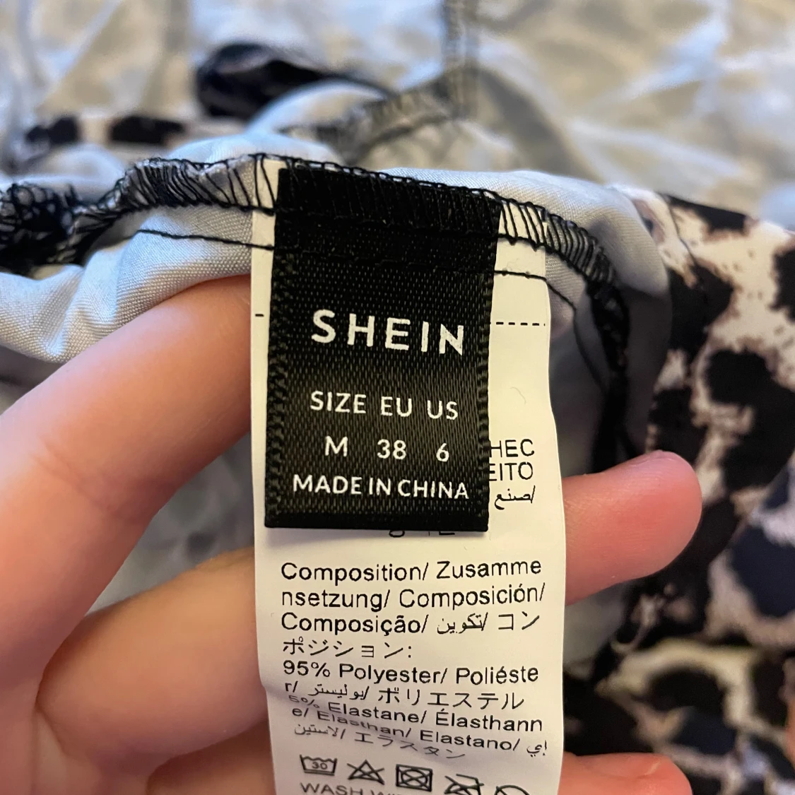 leopardmönstrad blus - 2