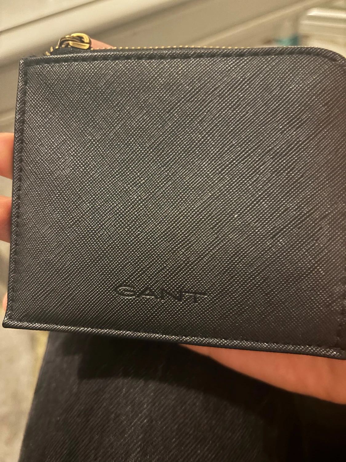 Svart plånbok från GANT i skinn