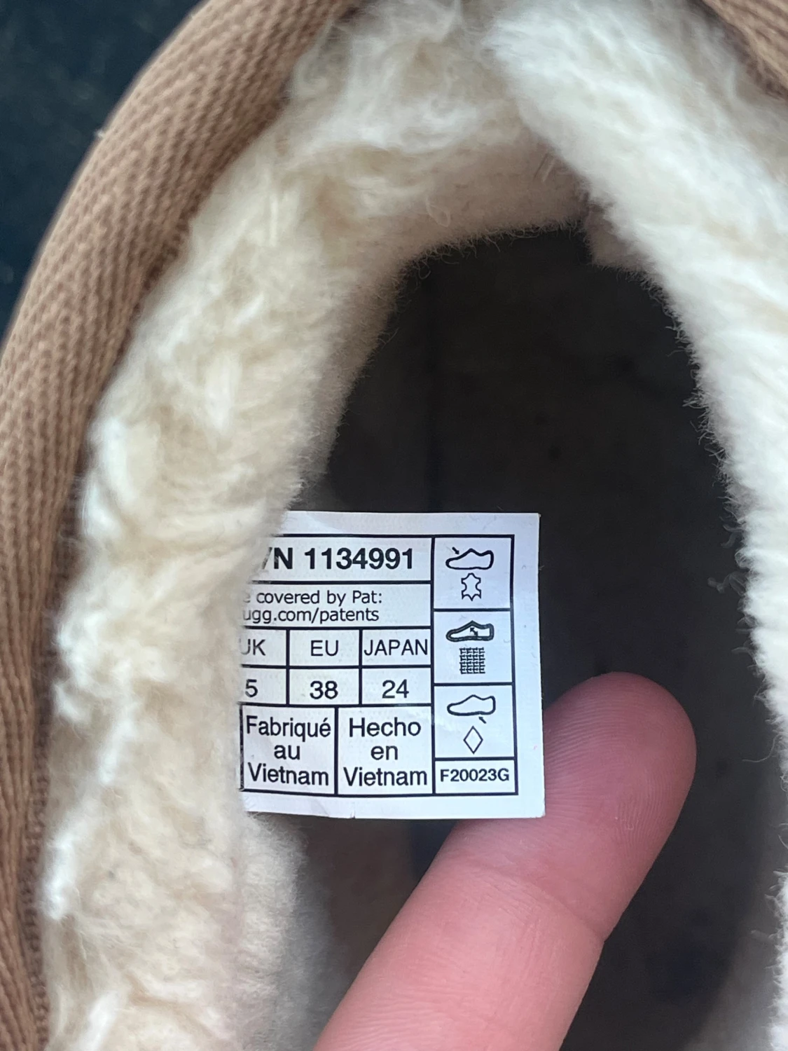 Äkta UGG beige plattform boots i mocka - 3