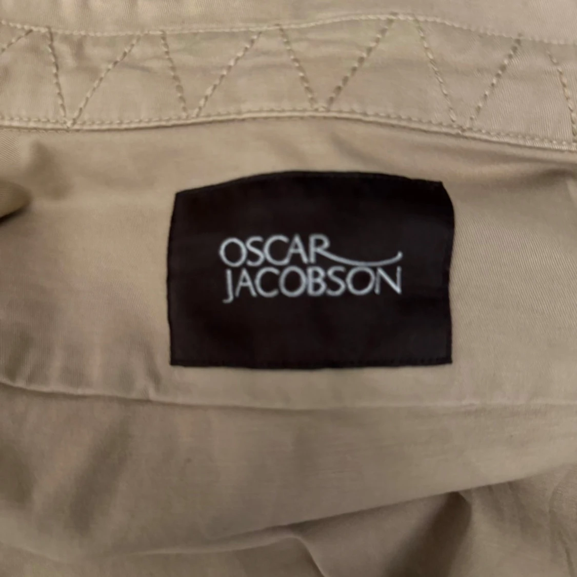 Beige overshirt från Oscar Jacobson - 2