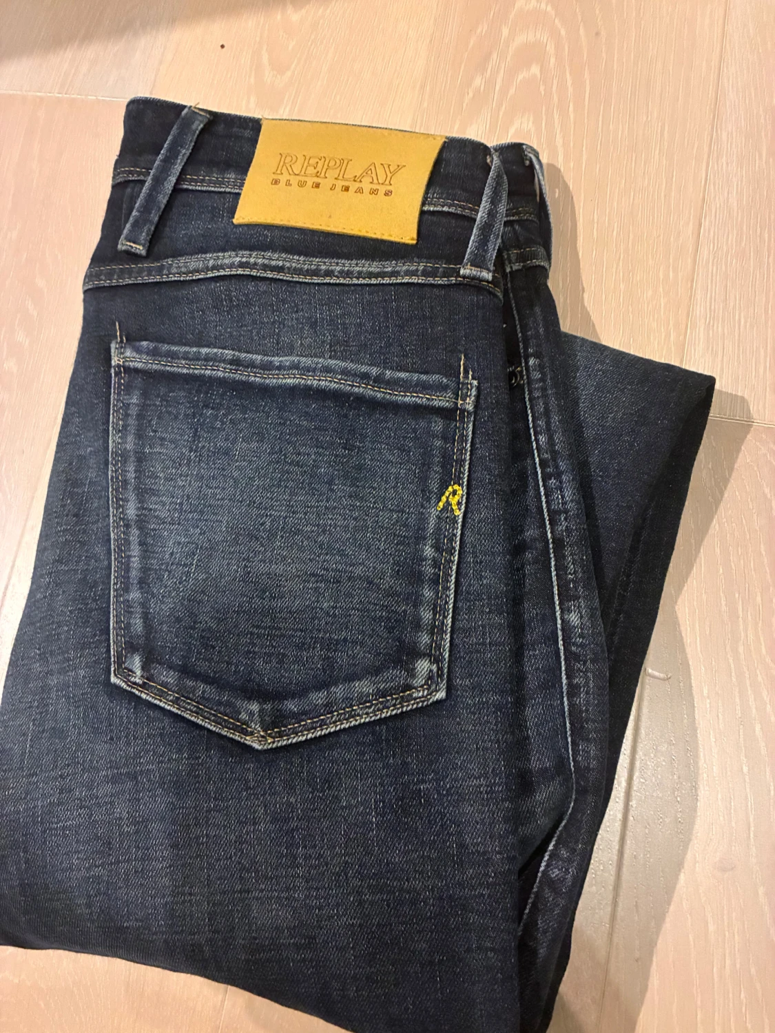 Replay Anbass mörkblå jeans - 2