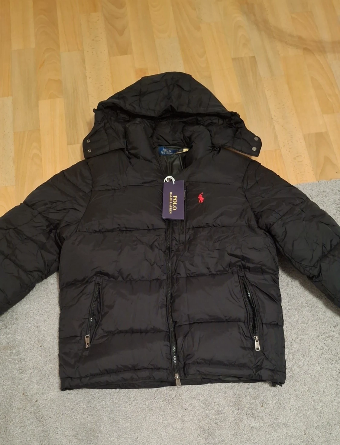 Svart pufferjacka från Polo Ralph Lauren