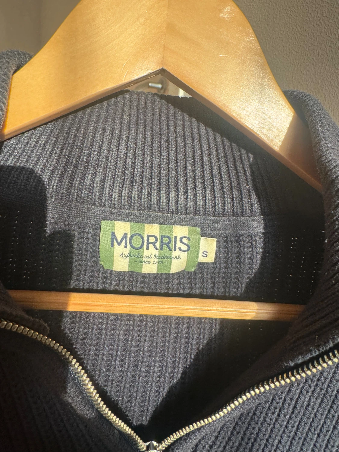 Stickad half zip från Morris - 3