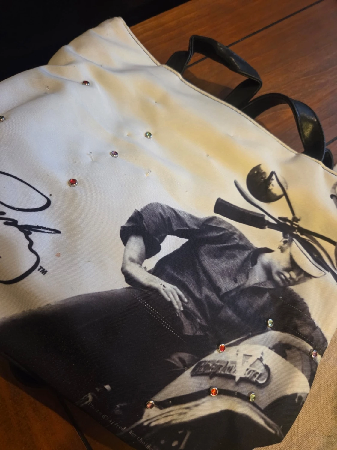 Shoppingväska med Elvis print. - 1