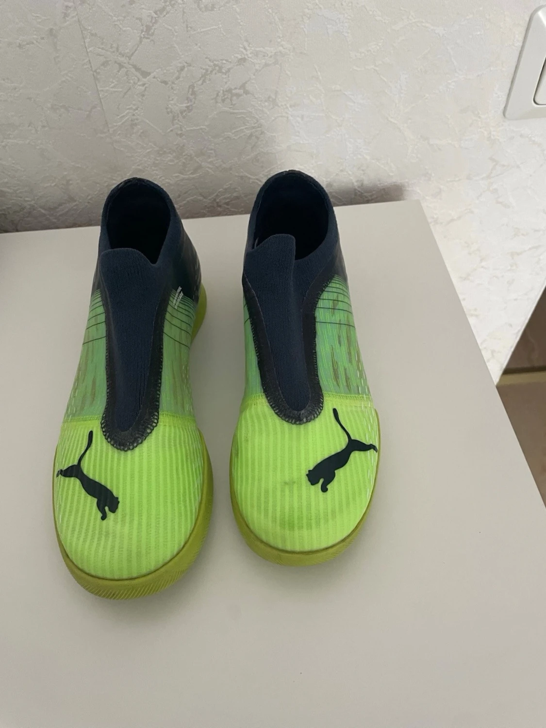 Puma Ultra fotbollsskor grön/blå