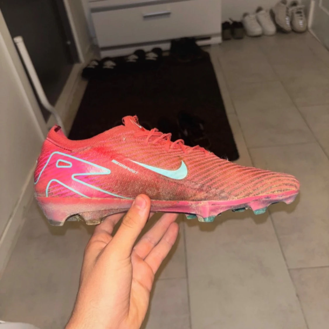 Nike Mercurial rosa fotbollsskor - 2