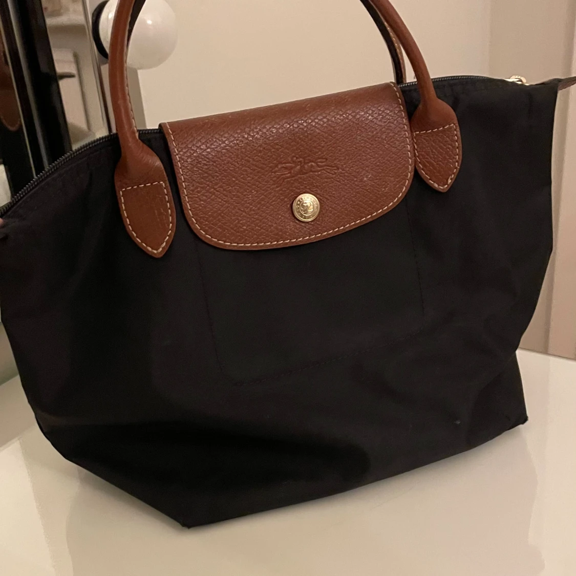 Svart handväska från Longchamp