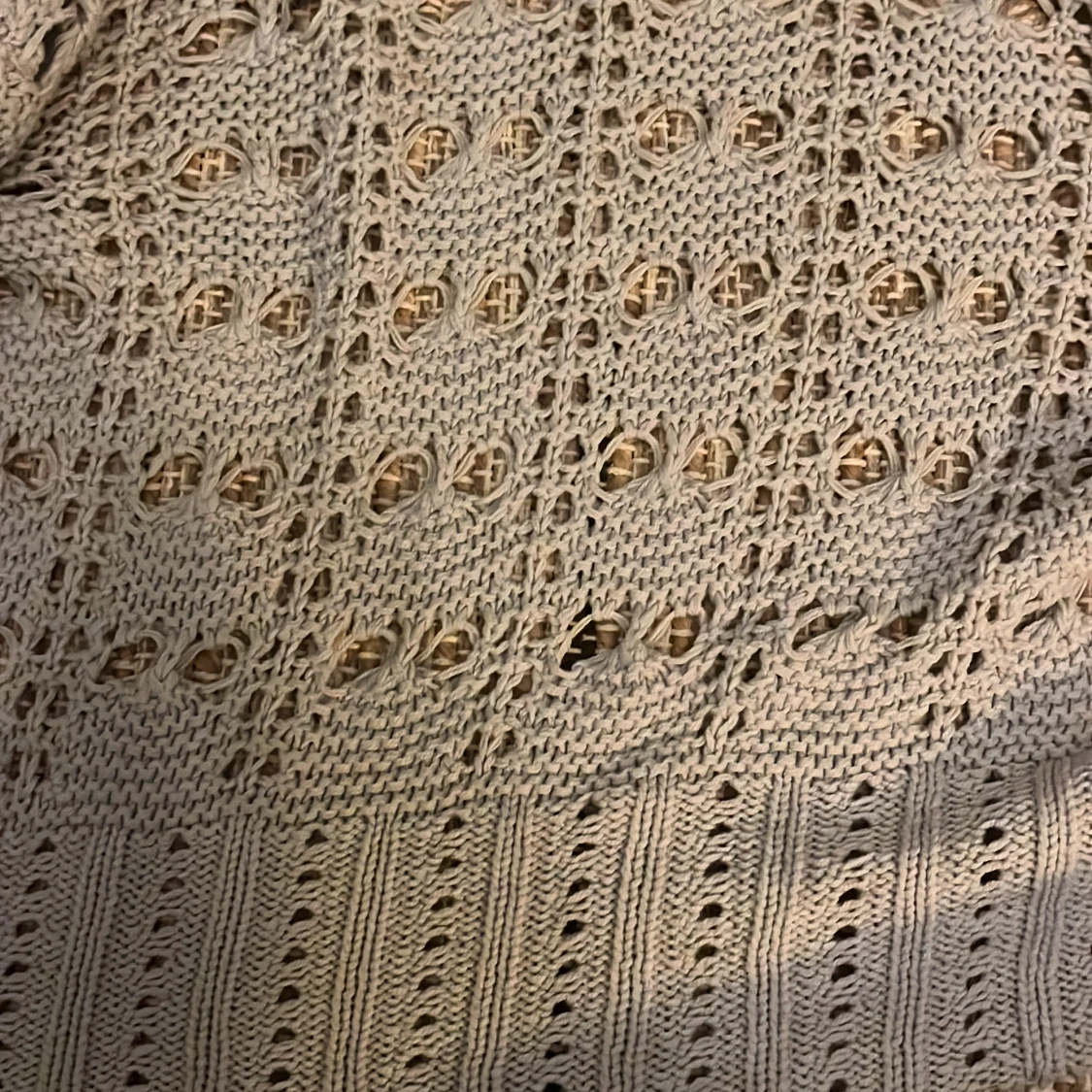 RABALDER blå/grå stickad kofta - 4