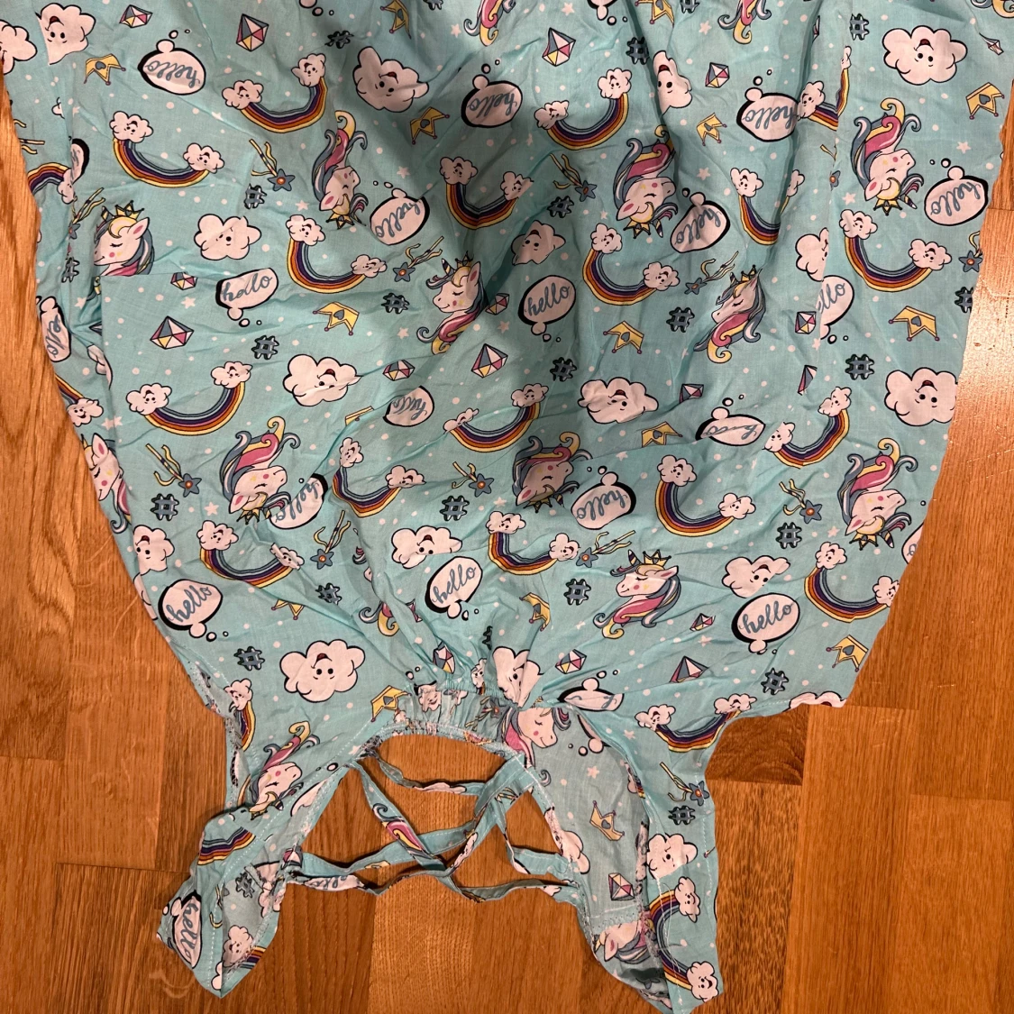 Turkos Pyamas set med enhörningar - 1