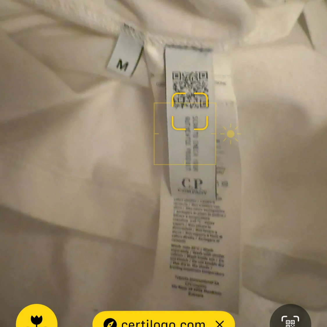 Vit t-shirt från C.P. Company med tryck - 4