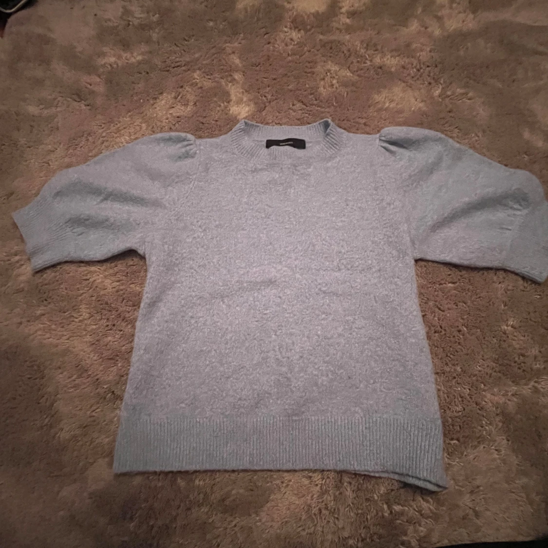 Ljusblå stickad tröja Vero Moda - 4