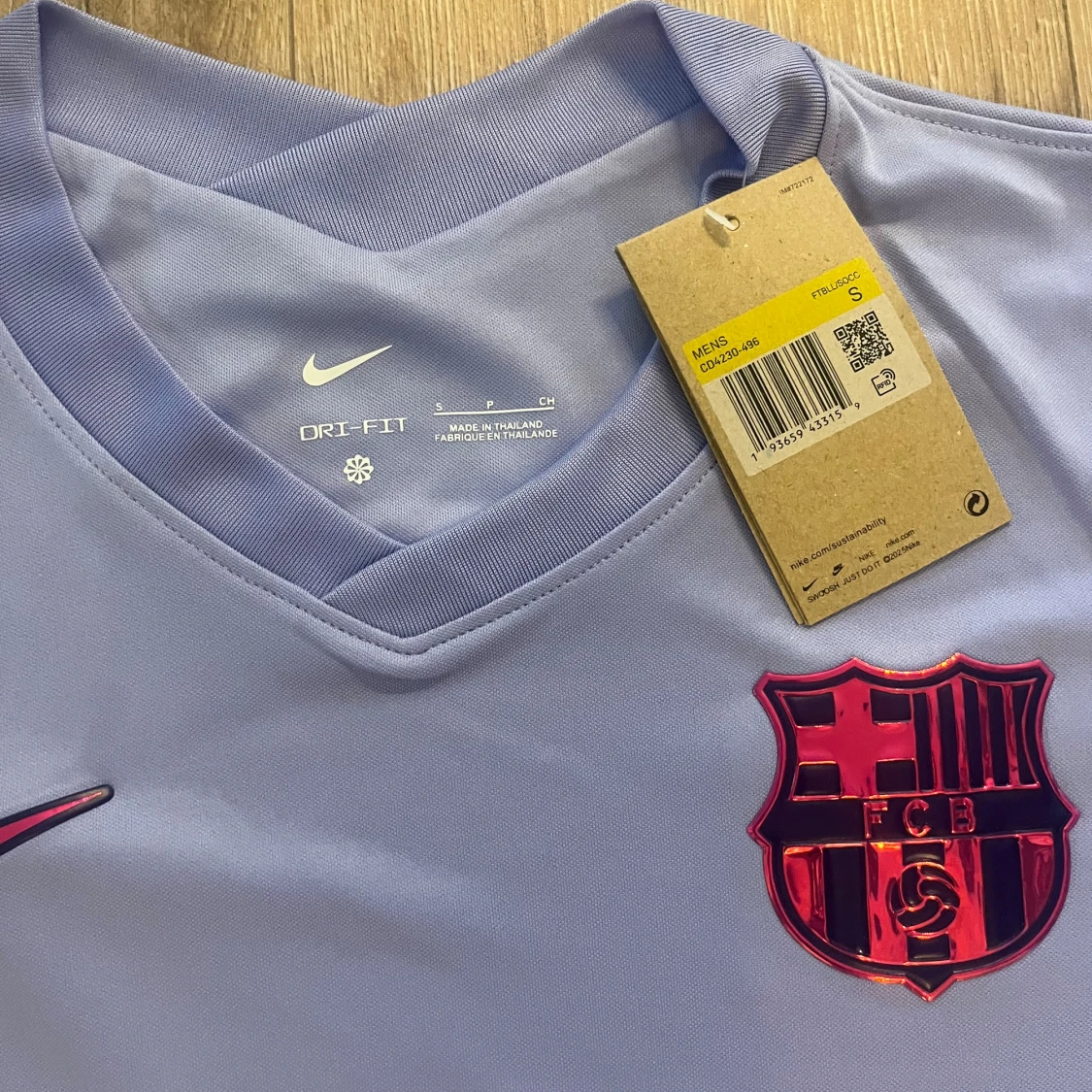 Ljuslila FC Barcelona Nike fotbollströja - 2