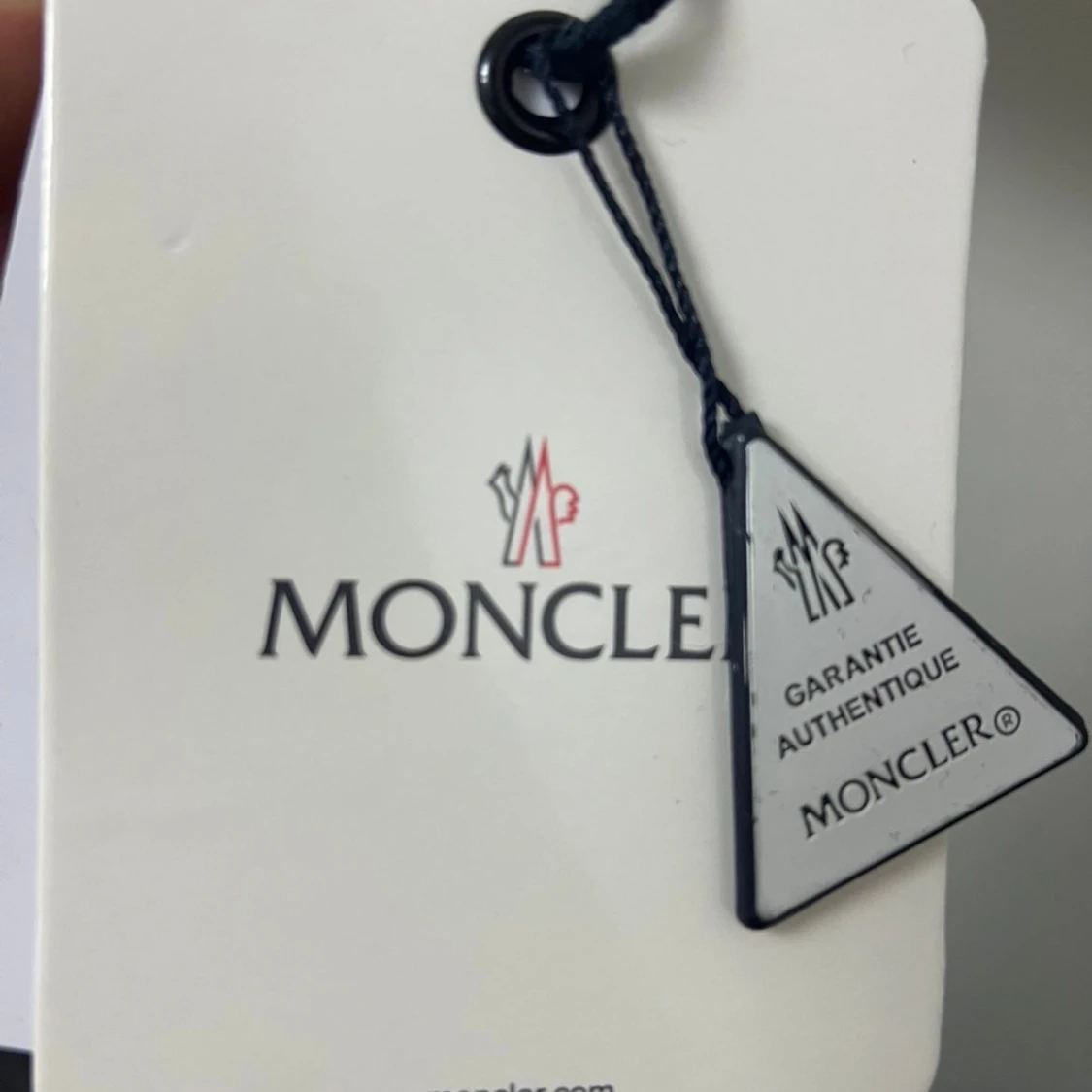 Vit Moncler Cardigan med huva - 2